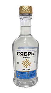 Водка Сябры Мягкая 38% 0,2л