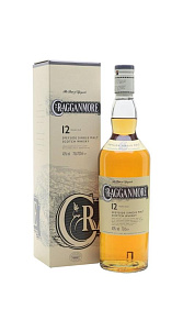 Виски Cragganmore 12 Years Old солодовый в подарочной упаковке, 40% 0,7л.