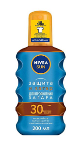 Масло для загара Nivea Sun Защита и загар 30SPF 200мл