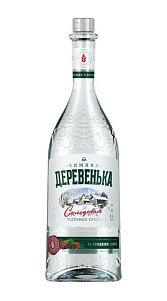Водка Зимняя деревенька Кедровая 40% 0.5л