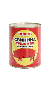 Свинина Псков тушеная 338г