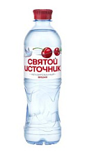 Вода Святой Источник негазированная вишня 0.5л