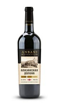 Вино ANBANI Алазанская долина белое полусладкое кр11,5% 0,75л