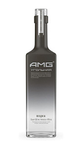 Водка AMG  угольная фильтрация 40% 0,5л