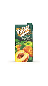 Напиток Wow juice Яблочно-персиковый сокосодержащий 2л