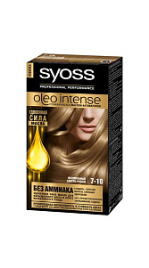 Краска для волос Syoss Oleo Intense тон 7-10 Натуральный светло-русый 115мл 