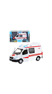 Машинка Mercedes Sprinter Скорая помощь 1:32 белый 333г