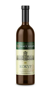 Вино Массандра, Кокур белое сухое 11% 0,75л