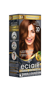 Краска для волос Еclair 3D Шоколадный № 5.0 