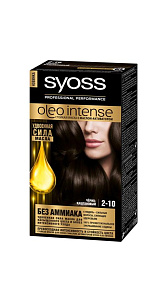 Краска для волос Syoss Oleo Intense тон 2-10 Черно-каштановый 115мл 
