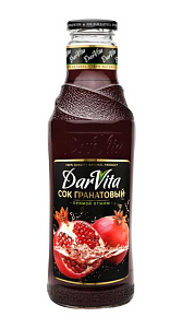 Сок DarVita Гранатовый прямого отжима 750мл