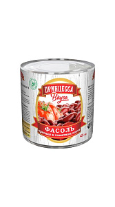 Фасоль красная Принцесса Вкуса в томатном соусе 425мл