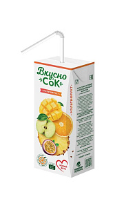 Напиток сокосодержащий ВкусноСок Мультифрукт 200мл