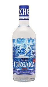 Водка Гжелка Мягкая 38% 0.5л