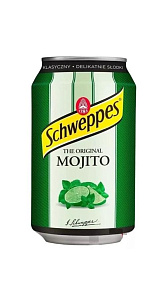 Газированный напиток Schweppes Mojito безалкогольный 330мл