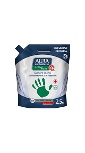 Мыло жидкое Aura Antibacterial Антибактериальное Алоэ вера 2.5л