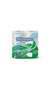 Туалетная бумага Перышко Light Перышко 3 слоя 4шт