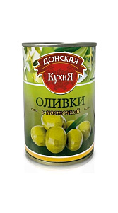 Оливки Донская кухня с косточкой 280г