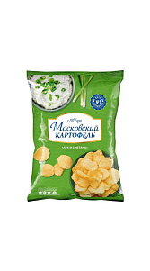 Чипсы картофельные Московский Картофель Лук и сметана 60г