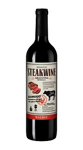 Вино Steakwine Malbec красное п/сух 13% 0.75л