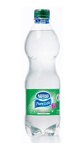 Вода Nestle Pure Life газированная 0.5л