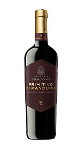Вино Femar Vini Masseria Trajone Primitivo di Manduria DOP красное полусухое 14% 0,75л.