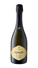 Вино игристое Valery Zaharin Кокур Classic белое брют 11.5-13.5% 0,75л