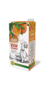 Нектар Кубана персиковый с мякотью 1л