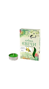 Арома свечи Chameleon чайные в гильзе Ваниль 6шт