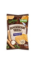 Чипсы картофельные Деревенские чипсы со вкусом хрена 150г