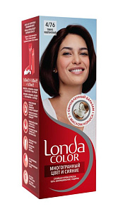 Крем-краска для волос Londa color Темно-каштановый № 4/76 