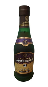 Коньяк Армянский 3 года 40% 250мл