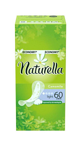 Прокладки Naturella Light Camomile ежедневные 60шт