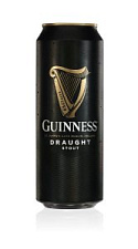 Пиво Guinness, Draught, тёмное пастеризованное с капсулой азотной смеси 0,44л.