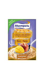 Каша Мистраль Овсяная Манго-персик 240г
