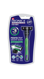 Бритва Deonica Shaving line FOR MEN Для чувствительной кожи 3 лезвия
