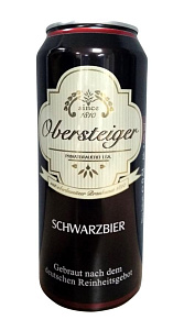 Пиво Obersteiger тёмное 4.5% 0.5л