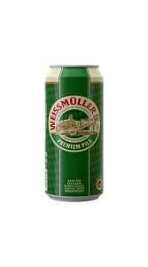 Пиво WeissMuller, Premium Pils светлое непастеризованное фильтрованное 5% 0,5л