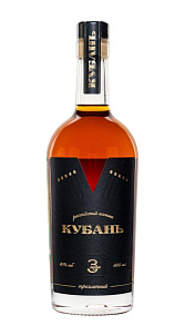 Коньяк Кубань трехлетний, 40% 0,5л.