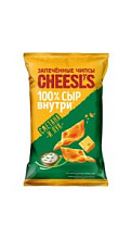 Чипсы Cheesls Запечённые с сыром сметана и лук 100г
