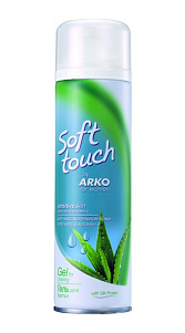 Гель для бритья  Arko SoftTouch женский для чувствительной кожи 200мл
