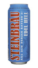 Пиво Steinbrau, Edel Hell светлое фильтрованное 4,9% 0,5л