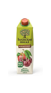 Нектар Волжский посад яблоко-вишня-черная рябина 1л