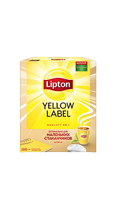 Чай черный Lipton Yellow Label 100пак
