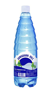 Вода Шишкин лес питьевая газированная  1л 