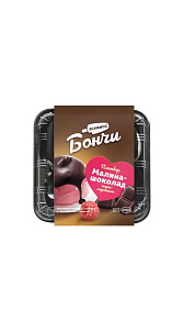 Мороженое пломбир Бончи малина шоколад 400г