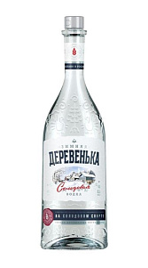 Водка Зимняя деревенька, Солодовая 40% 0.5л