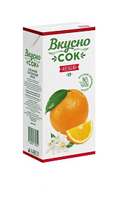 Напиток ВкусноСок сокосодерж апельсиновый 1л