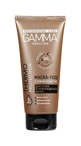 Маска для волос Gamma с термозащитой 200мл