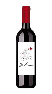 Вино Je T'aime красное п/сл 11,5% 0,75л